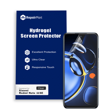 Xiaomi Redmi Note 11SE Compatible Premium Hydrogel Screen Protector With Full Coverage Ultra HD